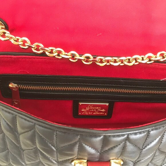 Ralph Lauren GENUINE BABY LAMB LEATHER Chain Bag - Picture 7 of 7